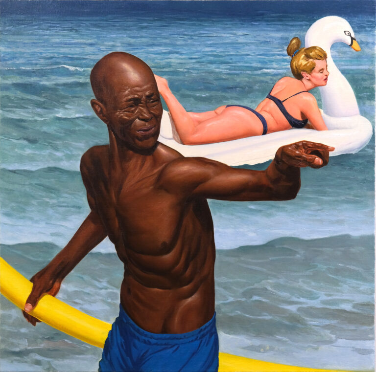 "Over There"，24 x 24 in ，Oil on linen