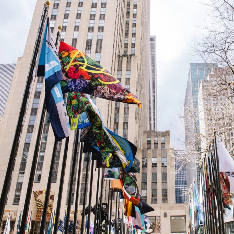 Sophia Chizuco’s work at Rockefeller Center