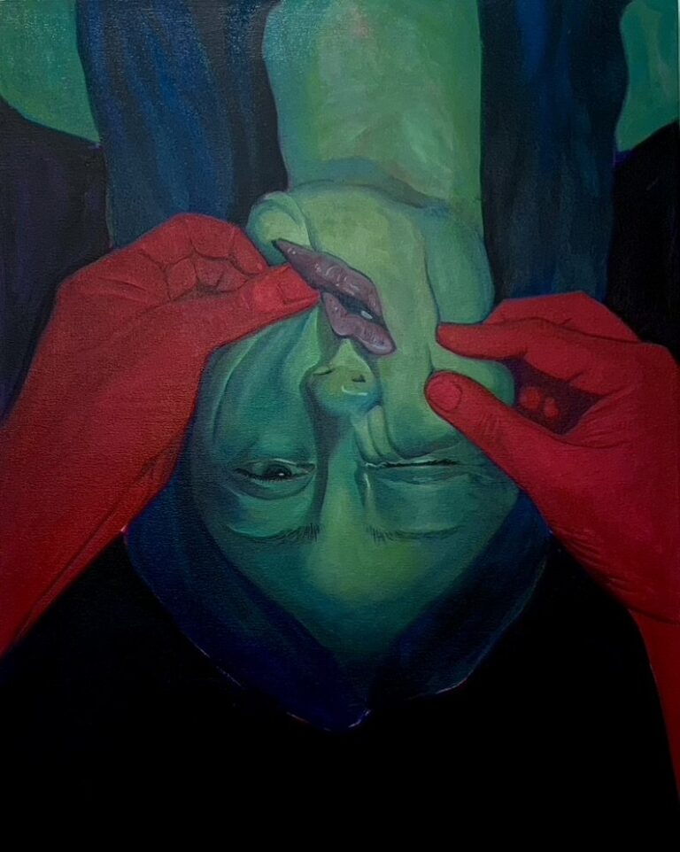 Pinch Me, I'm Dreaming 2022 Oil on canvas 40x32inch