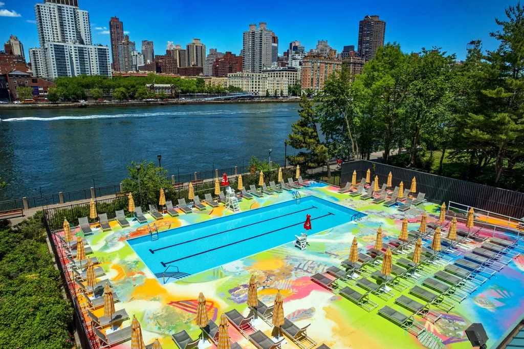 James Gortner's Art for Manhattan Park's Pool Party 1