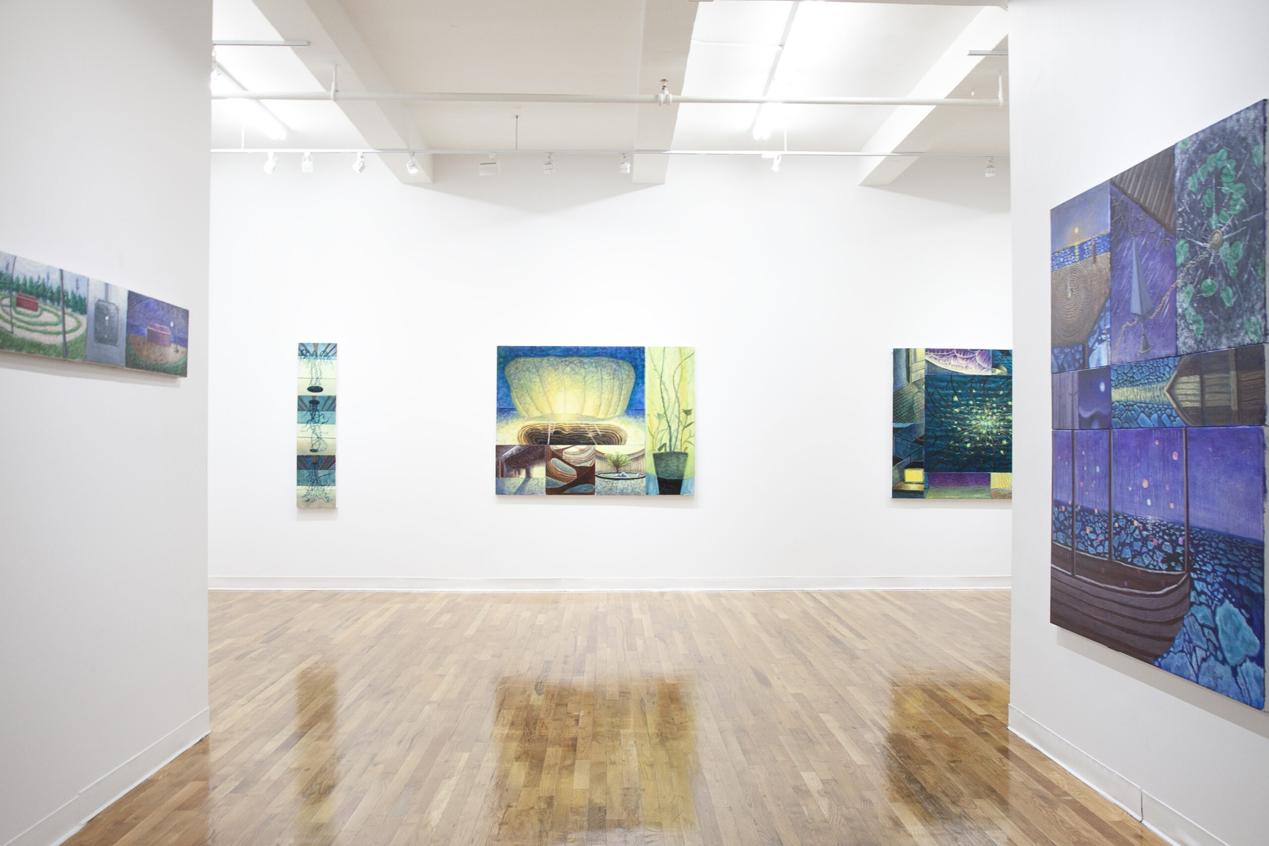 Installation view, Intermingling, VillageOneArt, 2024