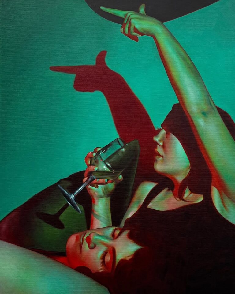 To Be Seen Oil on canvas 20x16inches 2025 Alayna Coverly