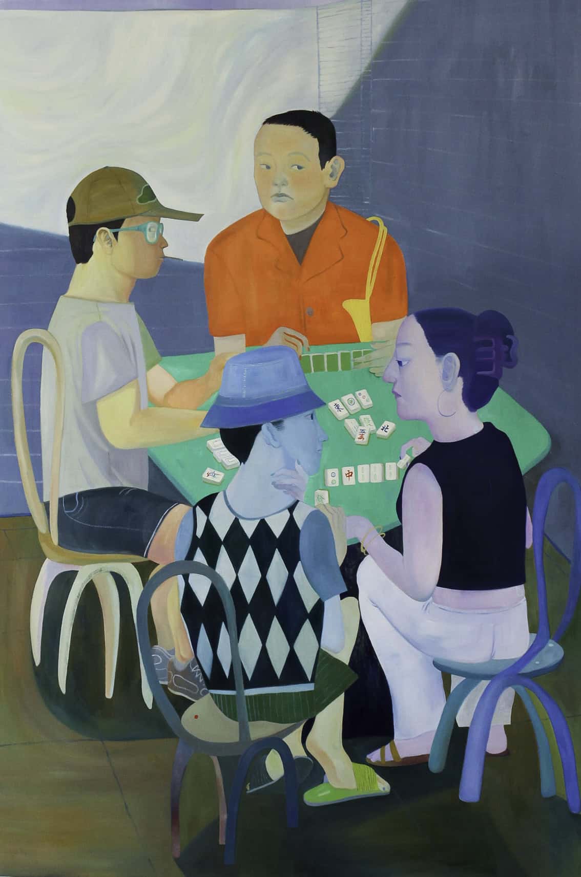 Xiangni Song, FOUR, 2024, oil on canvas, 72 x 48 in