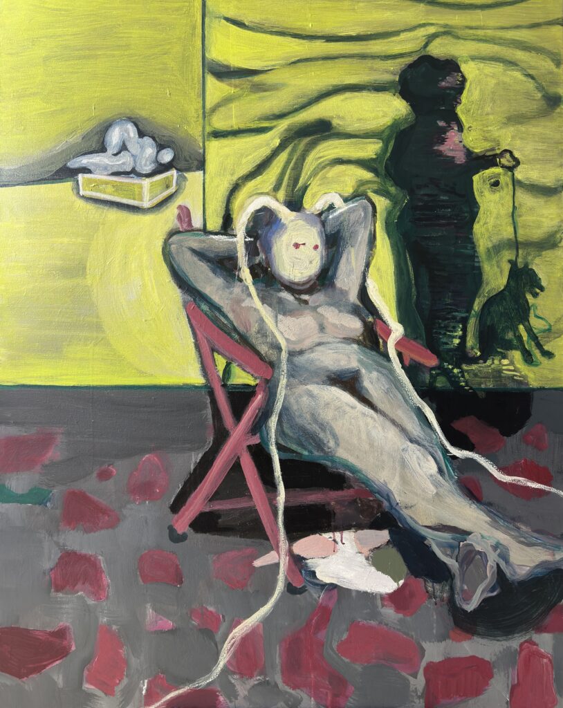 Li Xu, Seeking Rabbit Hole, 2026, acrylic and oil on canvas