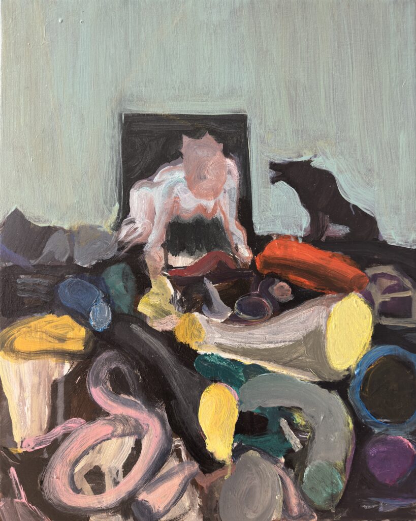 Li Xu, Freeze, 2026, acrylic and oil on canvas