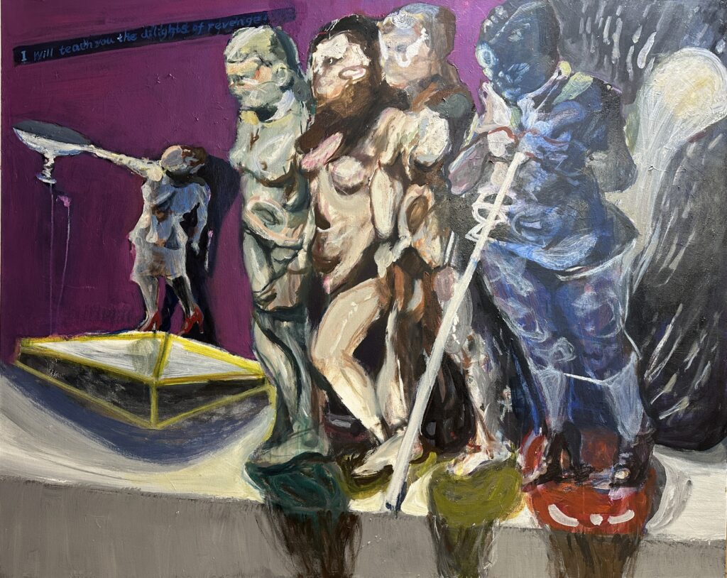 Li Xu, Lohengrin, 2026, acrylic and oil on canvas