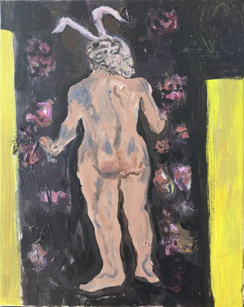 Li Xu, Rose Garden, 2026, acrylic and oil on canvas