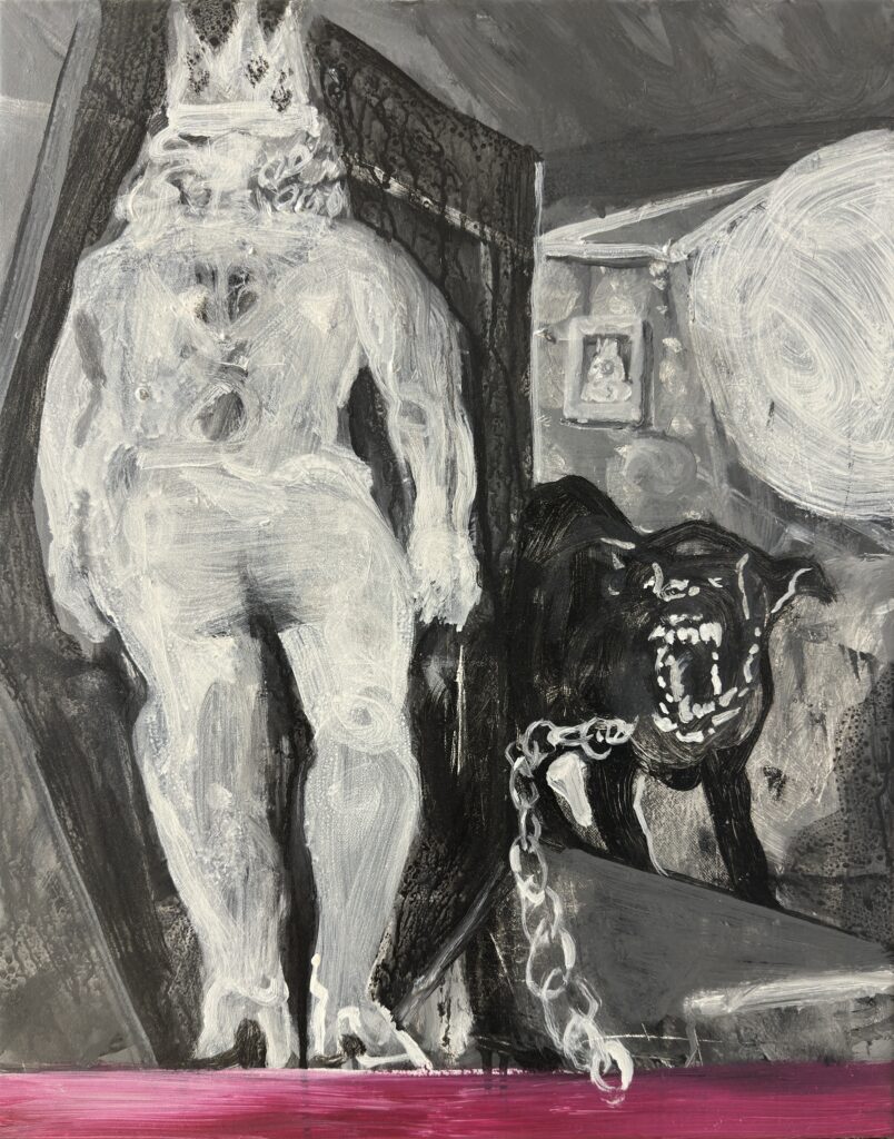 Li Xu, King Lear 2, 2026, acrylic and oil on canvas