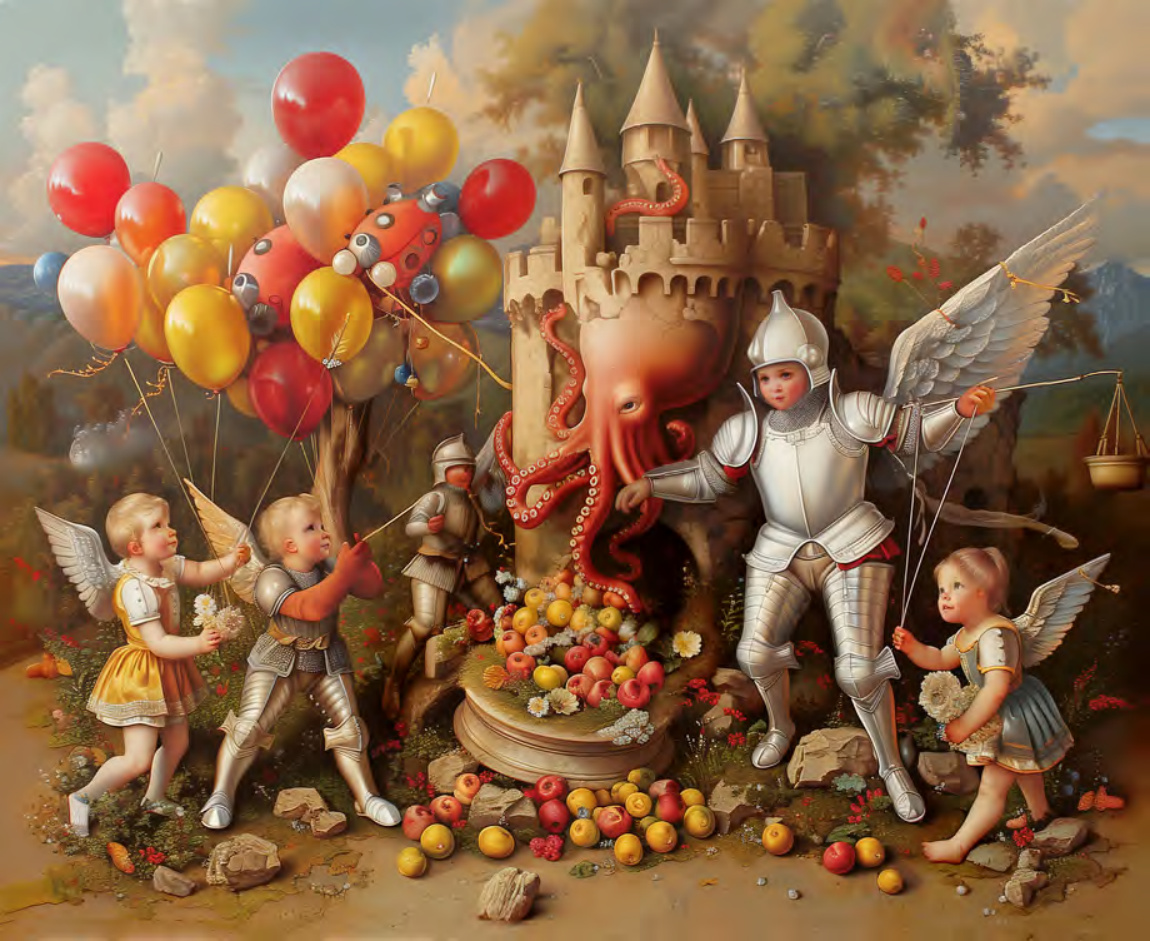 Deng Xiao, One Hundred Years of Solitude, 2025, oil on canvas