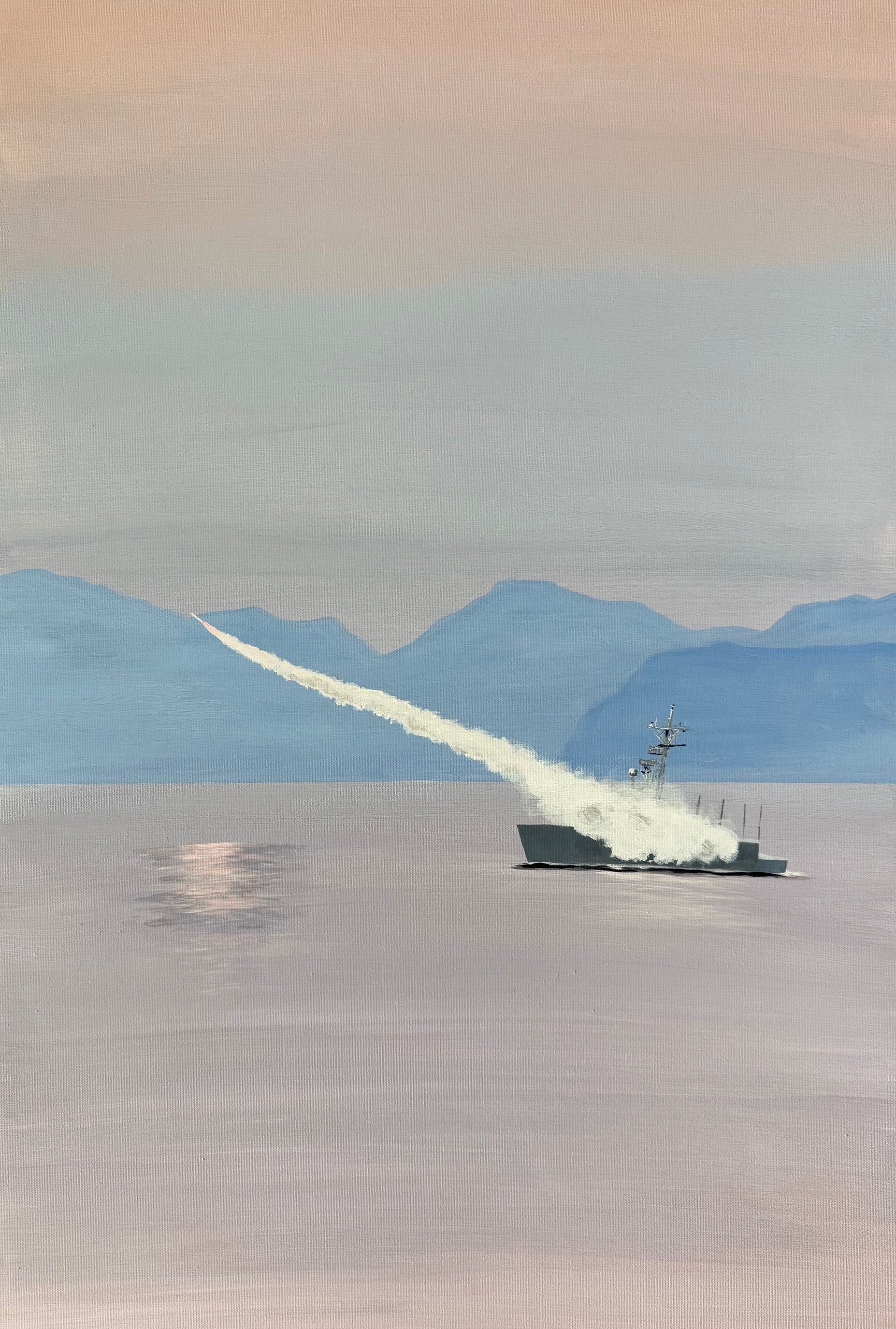 Elise Coker, Han Kuang 1, 2025, acrylic on canvas
