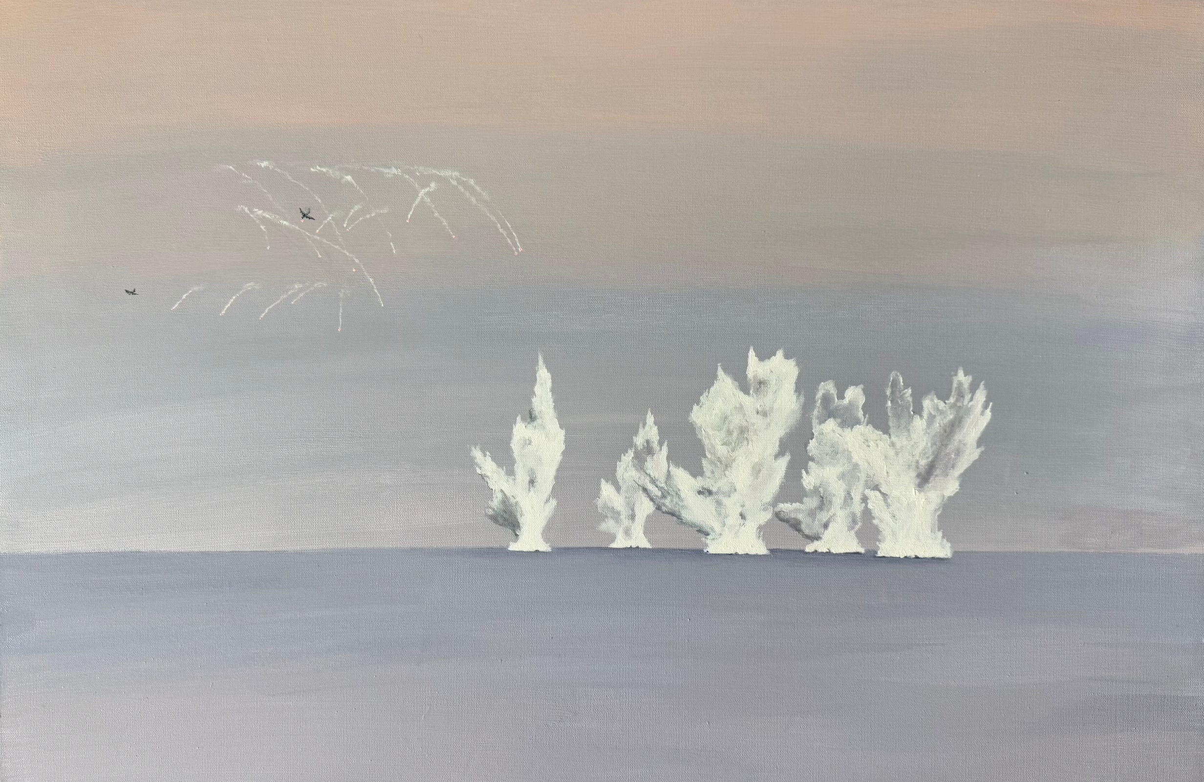Elise Coker, Han Kuang 3, 2024, acrylic on canvas