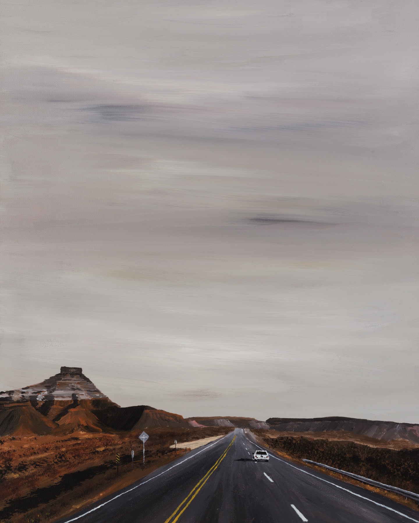 Elise Coker, Highway 59, 2023, acrylic on canvas