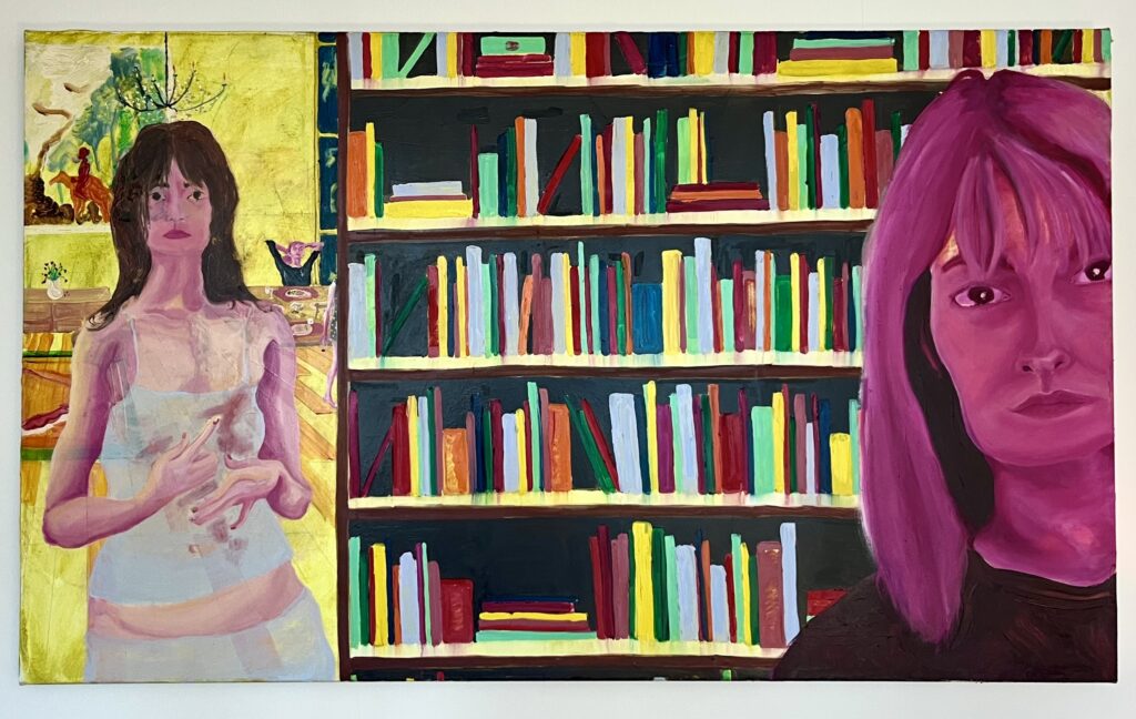 Gwynna Dille, Call It a Myth, Then It May Hurt Less, 2026, oil on canvas
