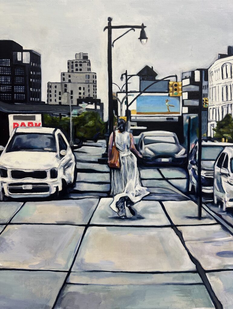 Hanna Jennings, Uptown Girls, 2025, oil on linen