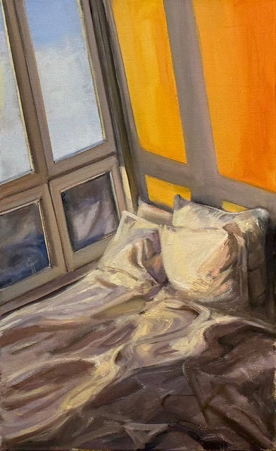Hannah Levin, Make Room Series III, 2026, oil on canvas