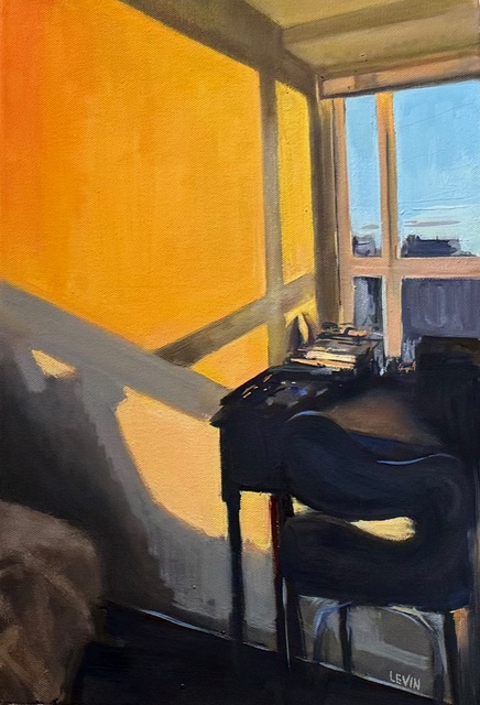 Hannah Levin, Make Room Series IV, 2026, oil on canvas