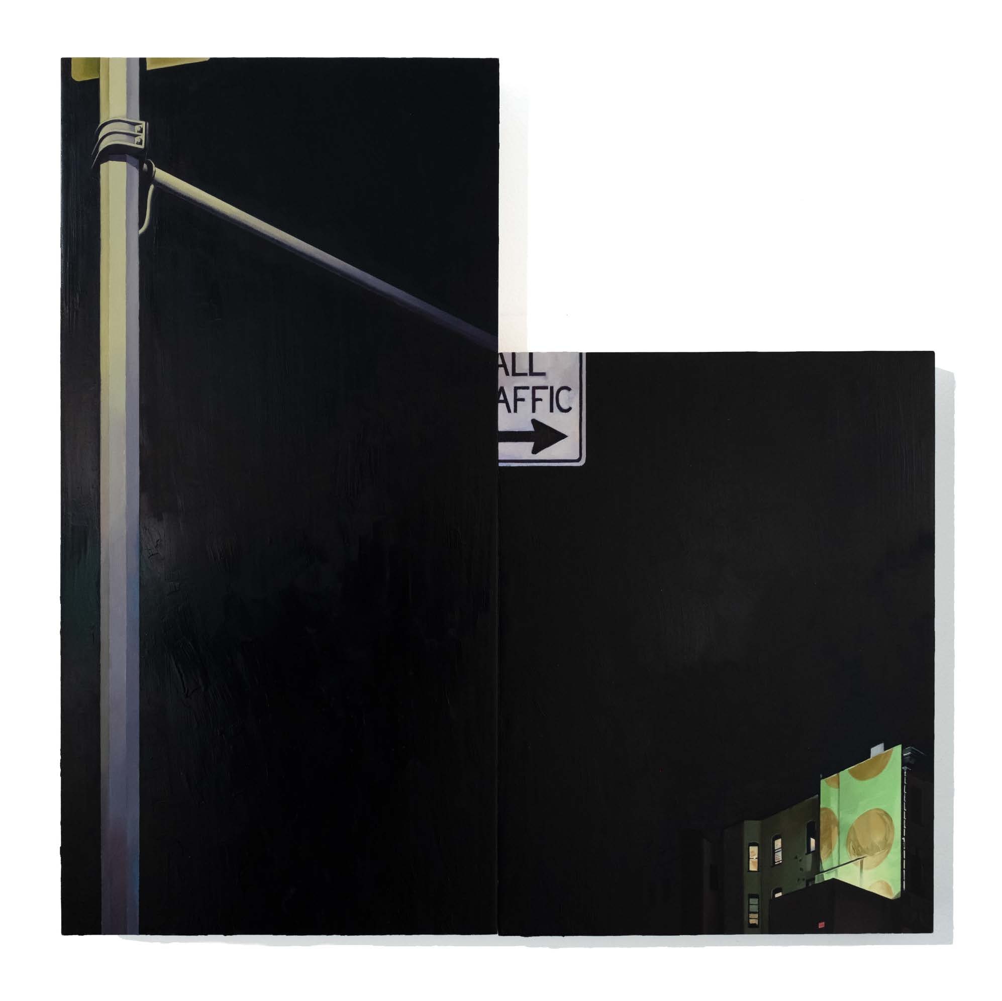 Jarvis Hua, Homesick Alien, 2024, oil on jointed panels