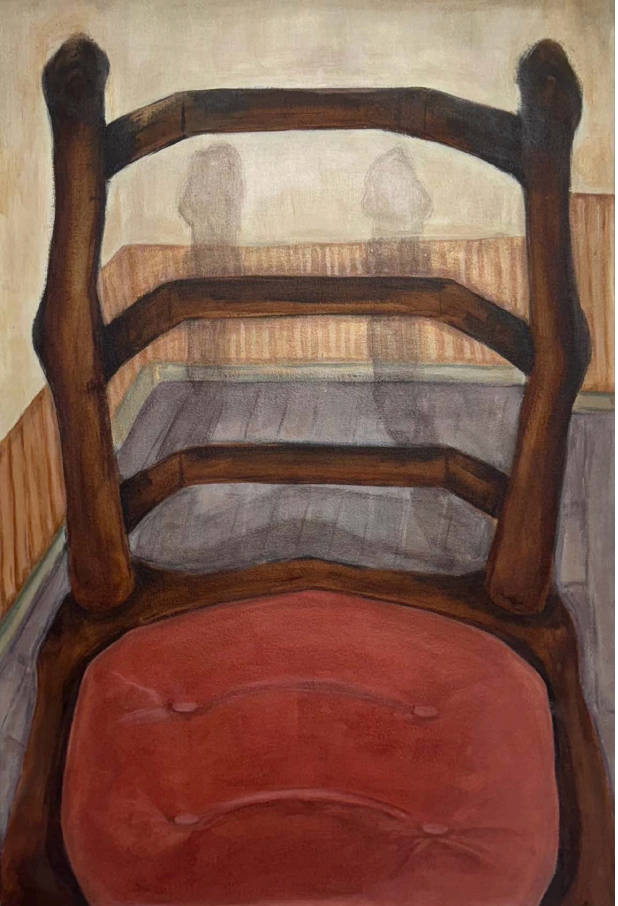Lauryn Casey, The Enemy is You, 2025, acrylic on canvas