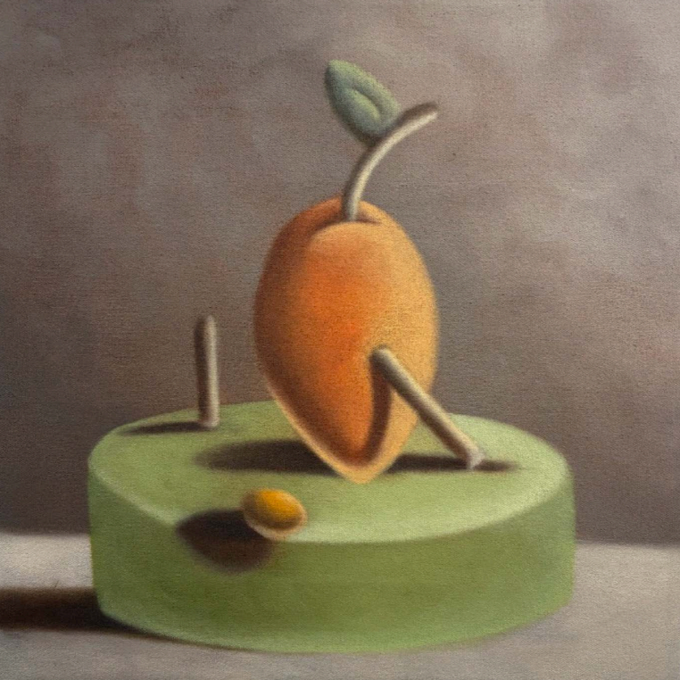 Michael Fried, Does That Go There or Here?, 2024, oil on canvas