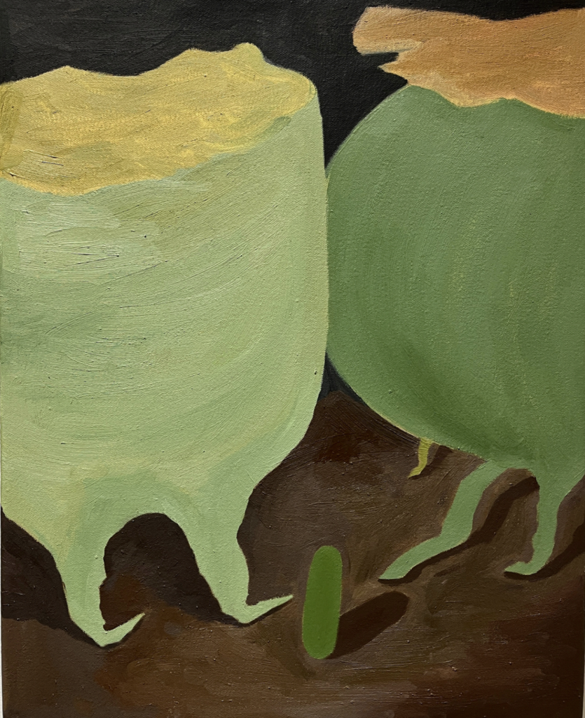 Pei Ou, Surviving in the Crevices 05, 2026, oil on canvas