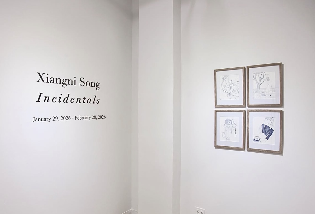 Installation view of Incidentals by Xiangni Song at VillageOneArt, New York, 2026