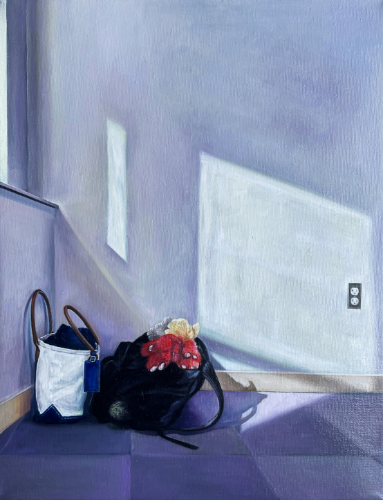 Yu Cheng, Bunnies, 2024, oil on canvas