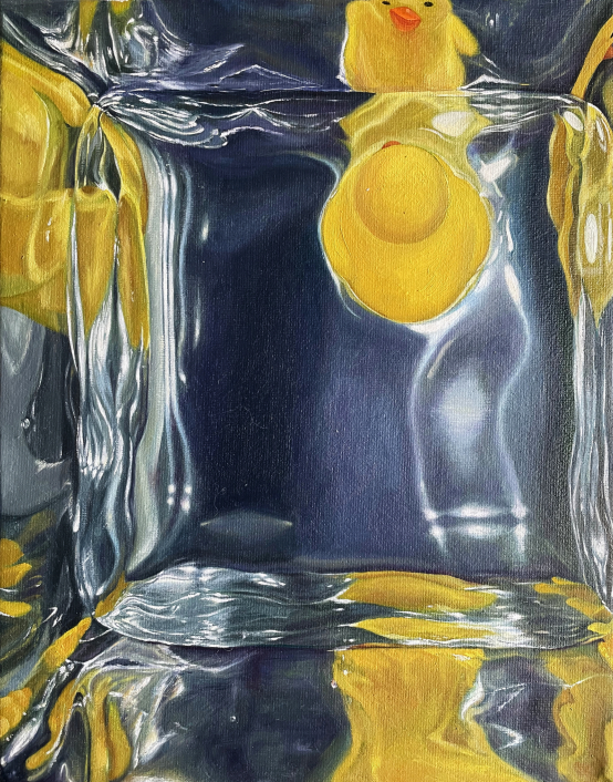 Yu Cheng, Hello!, 2024, oil on canvas