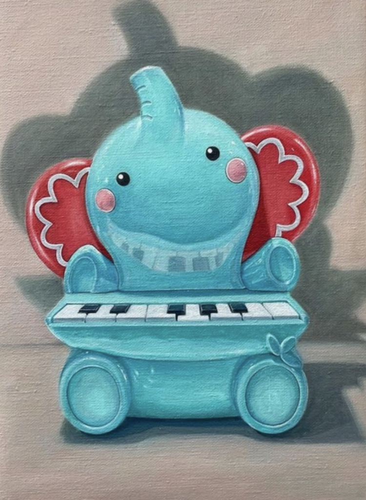 Yu Cheng, Plink, 2026, oil on linen