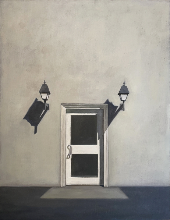 Yu Cheng, Unlocked Door, 2025, oil on canvas
