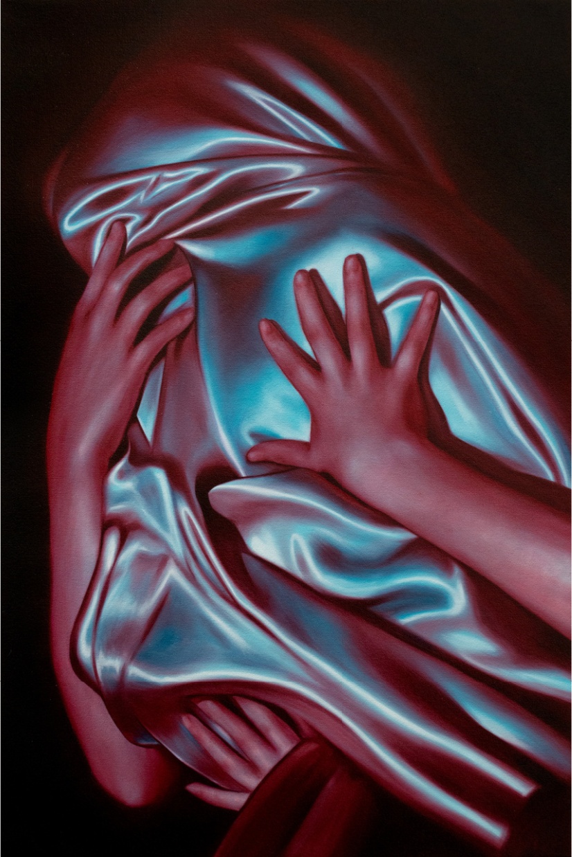 Alayna Coverly, Inclined, 2025, oil on canvas