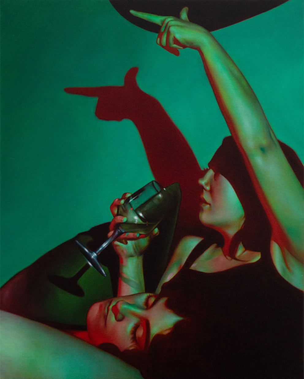 Alayna Coverly, To Be Seen, 2025, oil on canvas