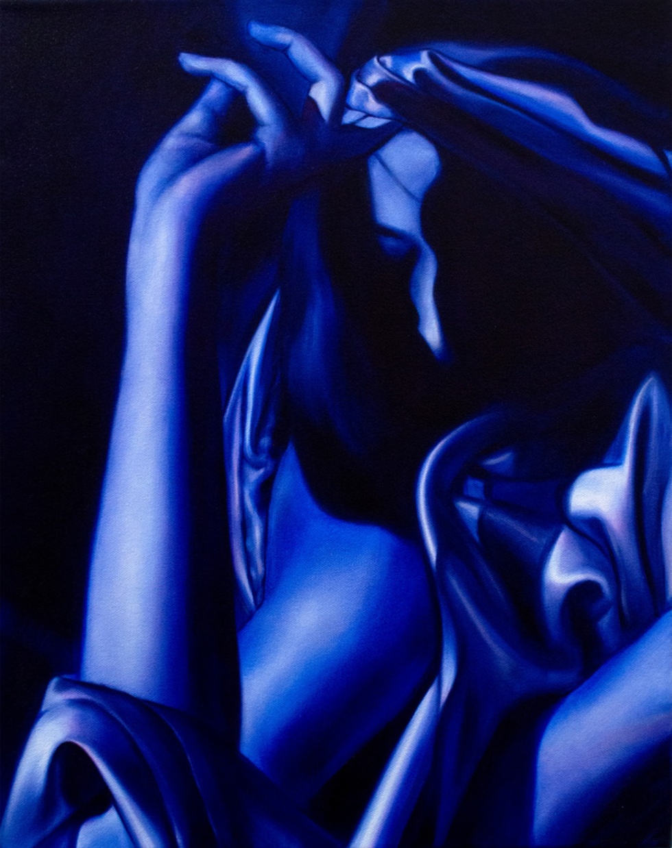 Alayna Coverly, Turning Towards, 2025, oil on canvas