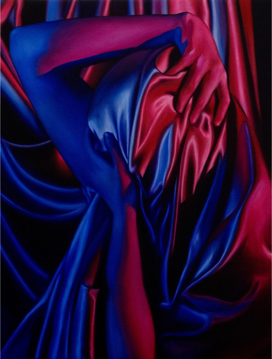Alayna Coverly, Vise, 2025, oil on canvas