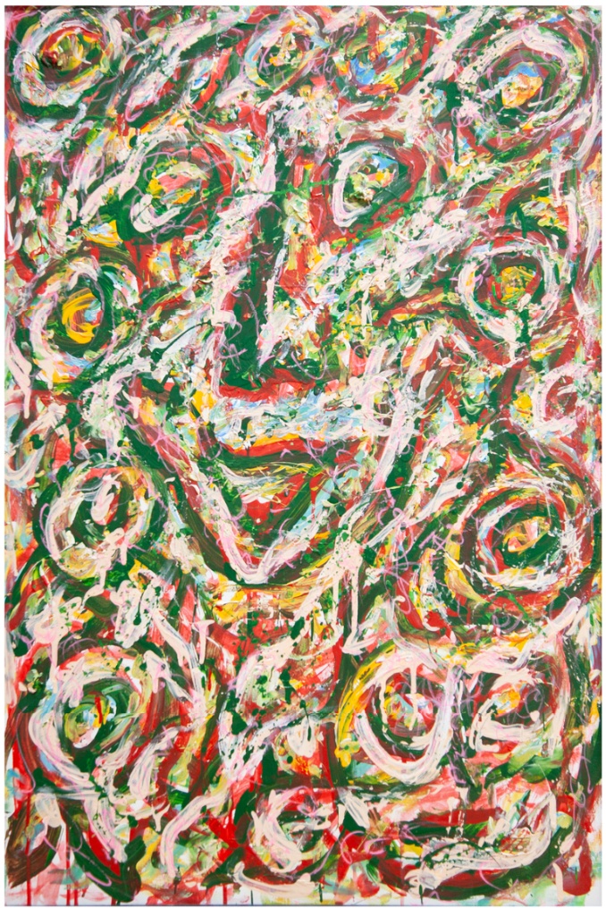 Chen Jia, Storm-Tossed in New York, 2023, Acrylic on canvas