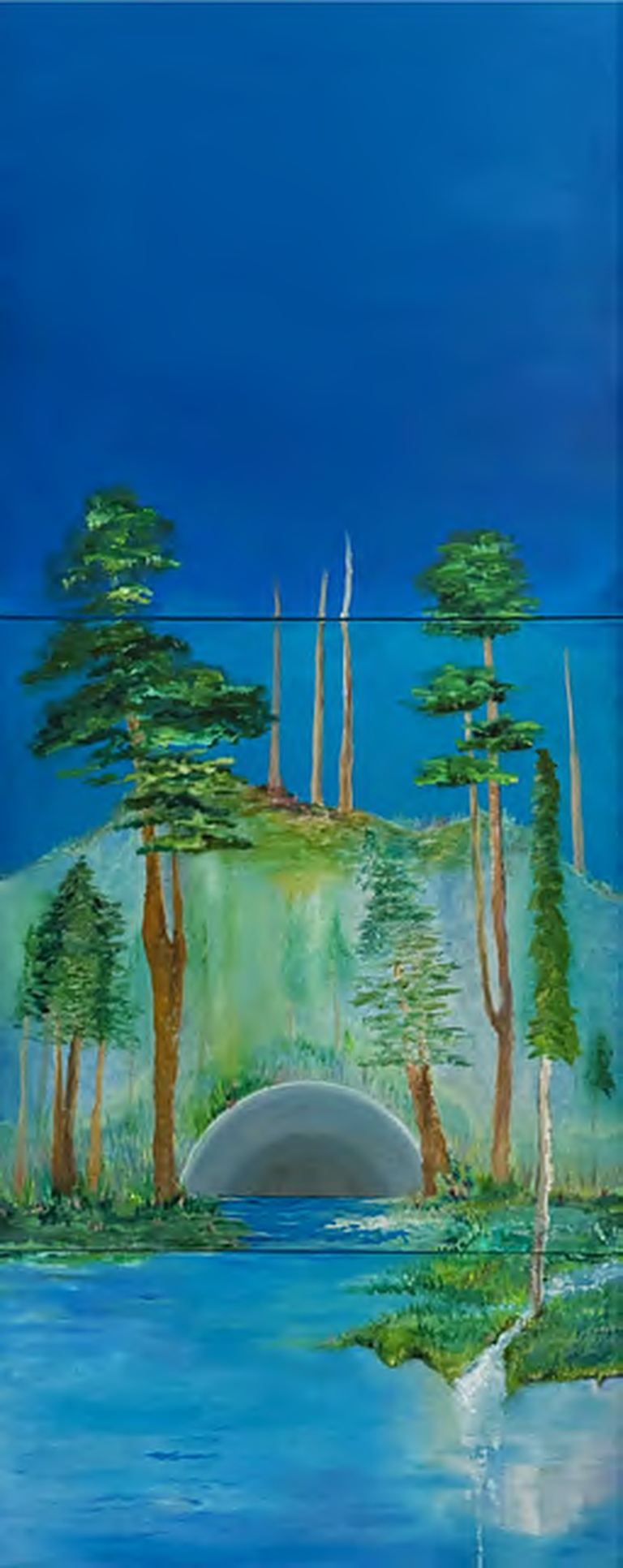 Cydney Williams, Tunnel in Norway, 2024, oil on canvas