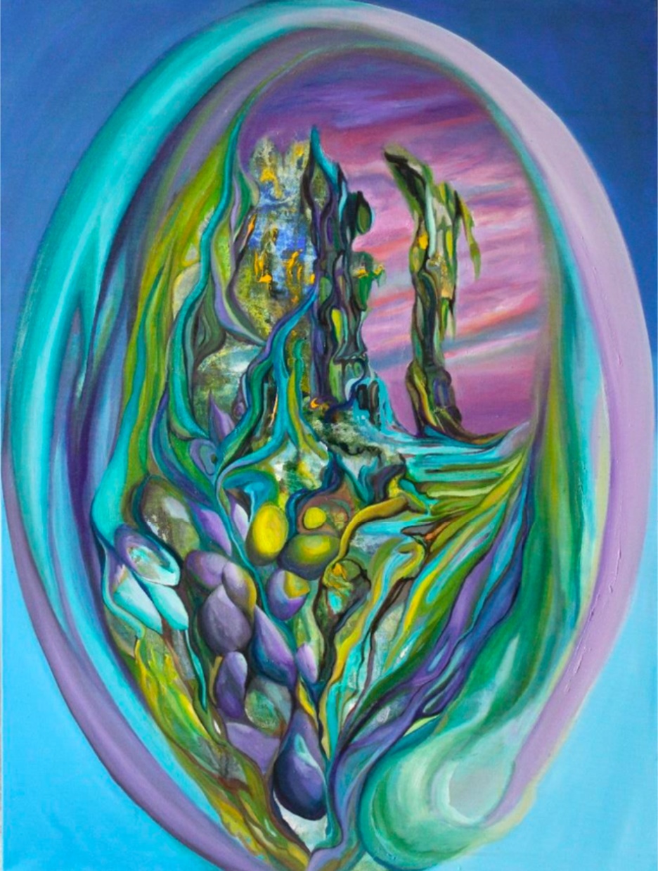 Dayana Beisenova, Gratitude, 2024, oil on canvas