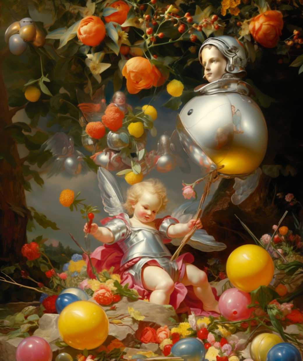 Deng Xiao, Fall, 2023, oil on canvas