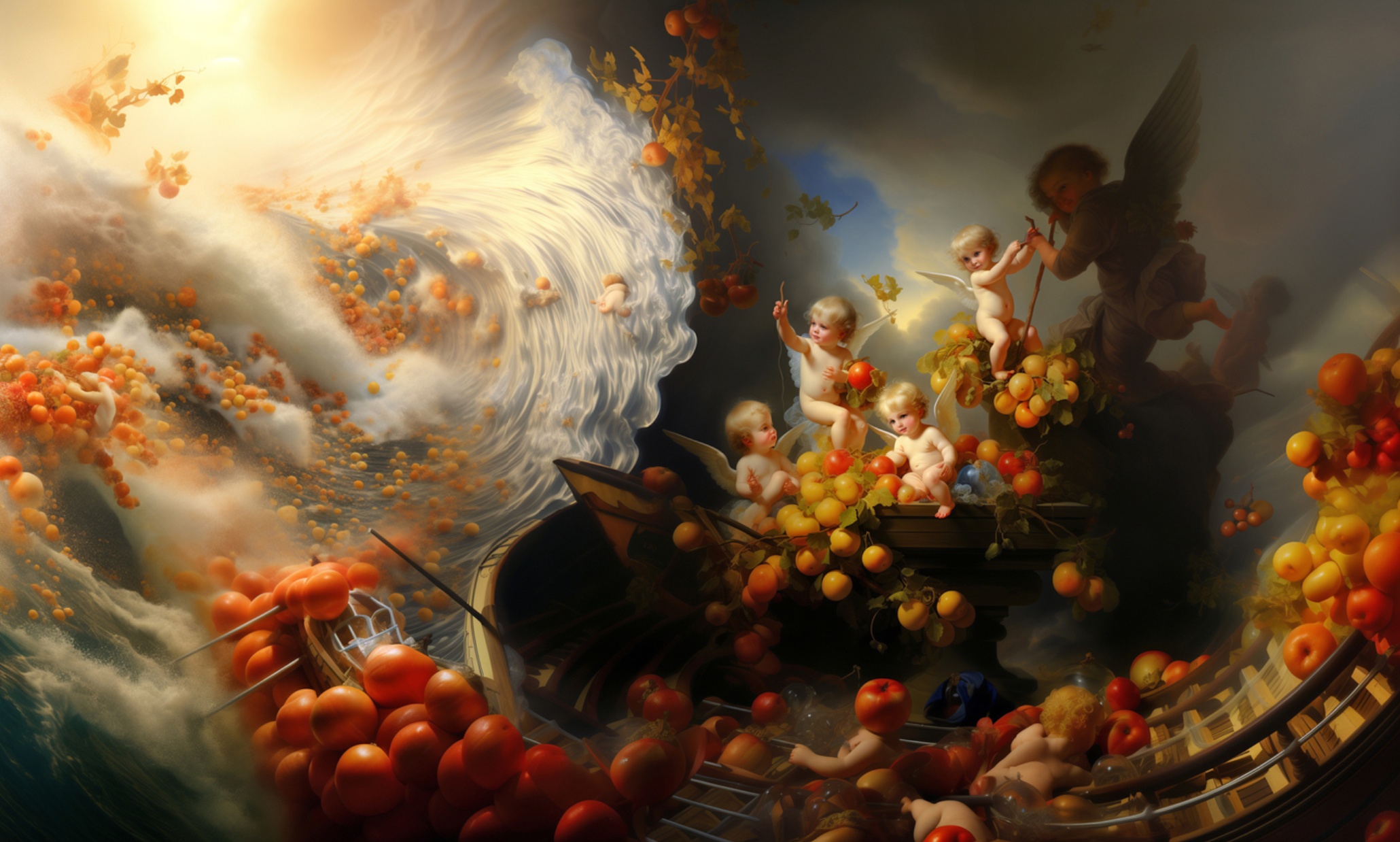 Deng Xiao, The Impermanence of Black and White, 2024, oil on canvas