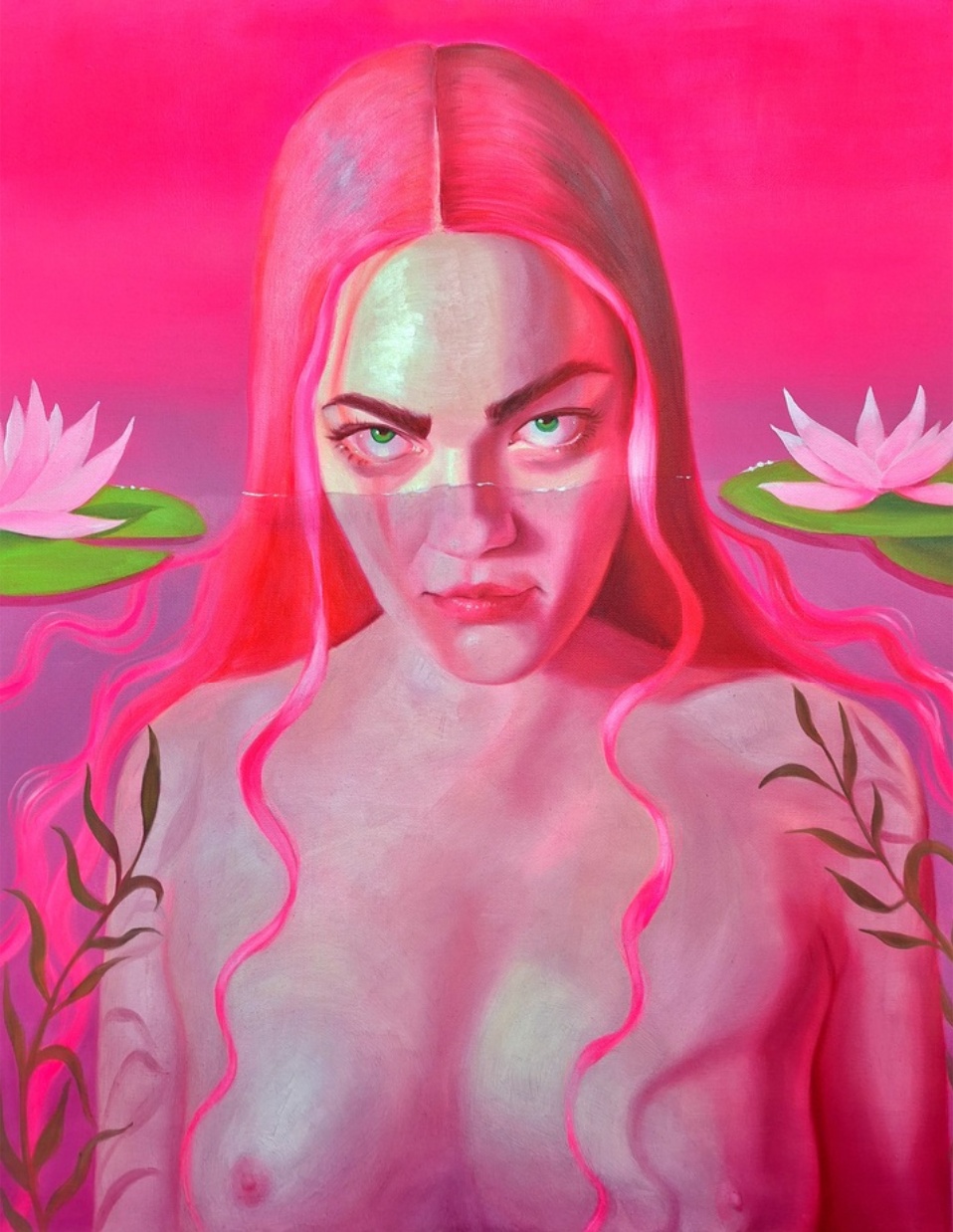 Emma Hapner, Siren Song, 2023, oil on canvas