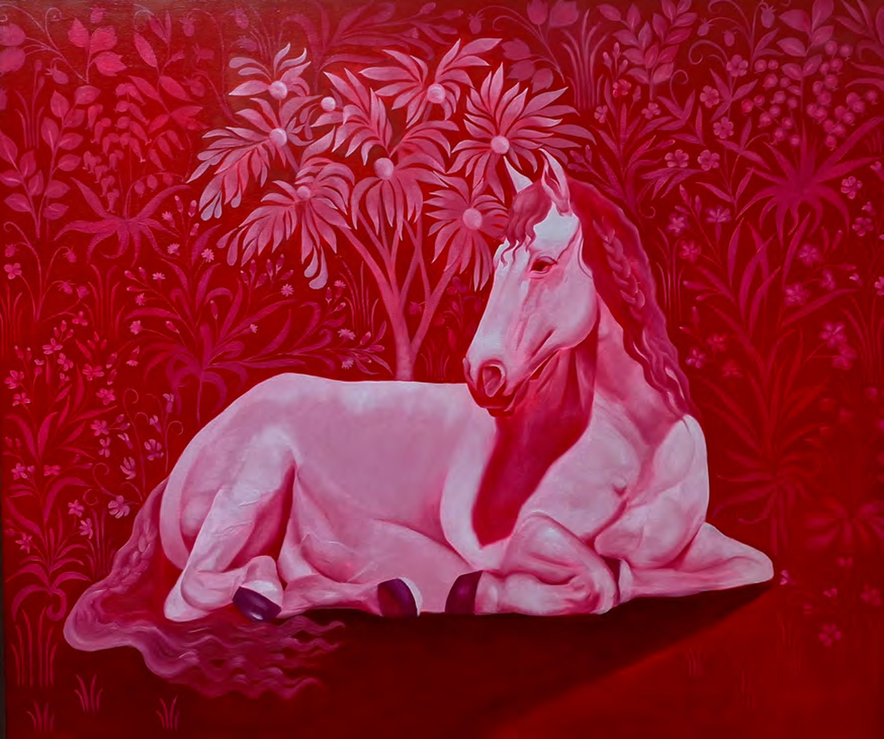 Emma Hapner, Sugar Plum, 2023, oil on canvas