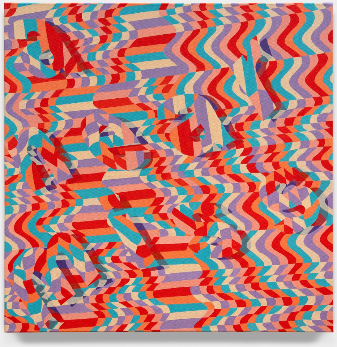 Eri King, a near miss, 2024, acrylic on canvas
