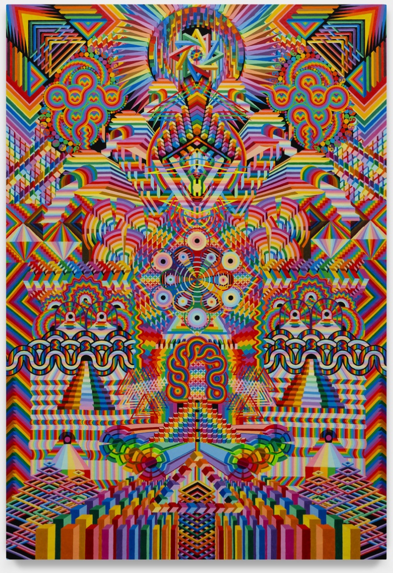Eridan, one and two, 2023, acrylic on canvas
