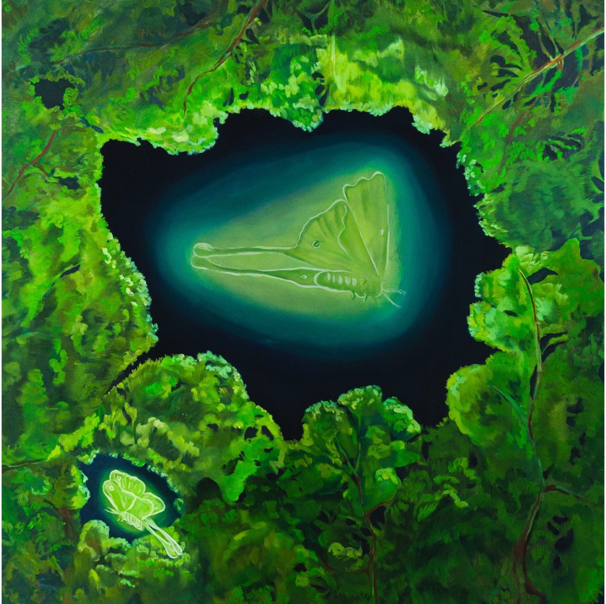 Frances Matassa, Allegory of Somatic Memory; Echo, 2024, oil on canvas
