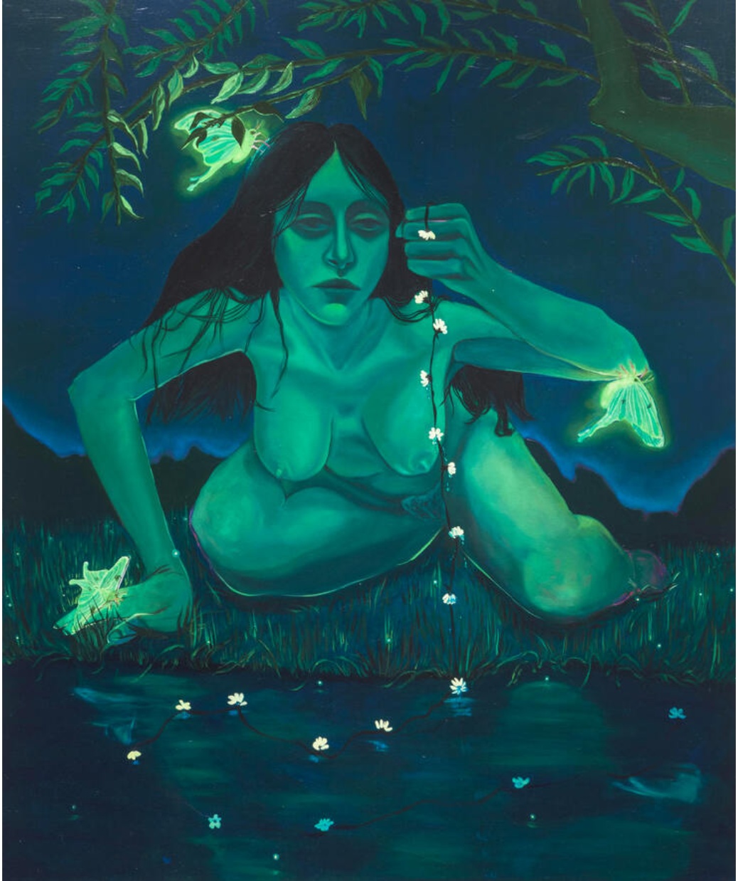 Frances Matassa, Nothing But an Echo Remains, 2023, oil on canvas