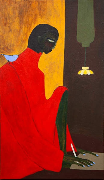 Heather Im, She thinks she can, 2024, Acrylic on canvas