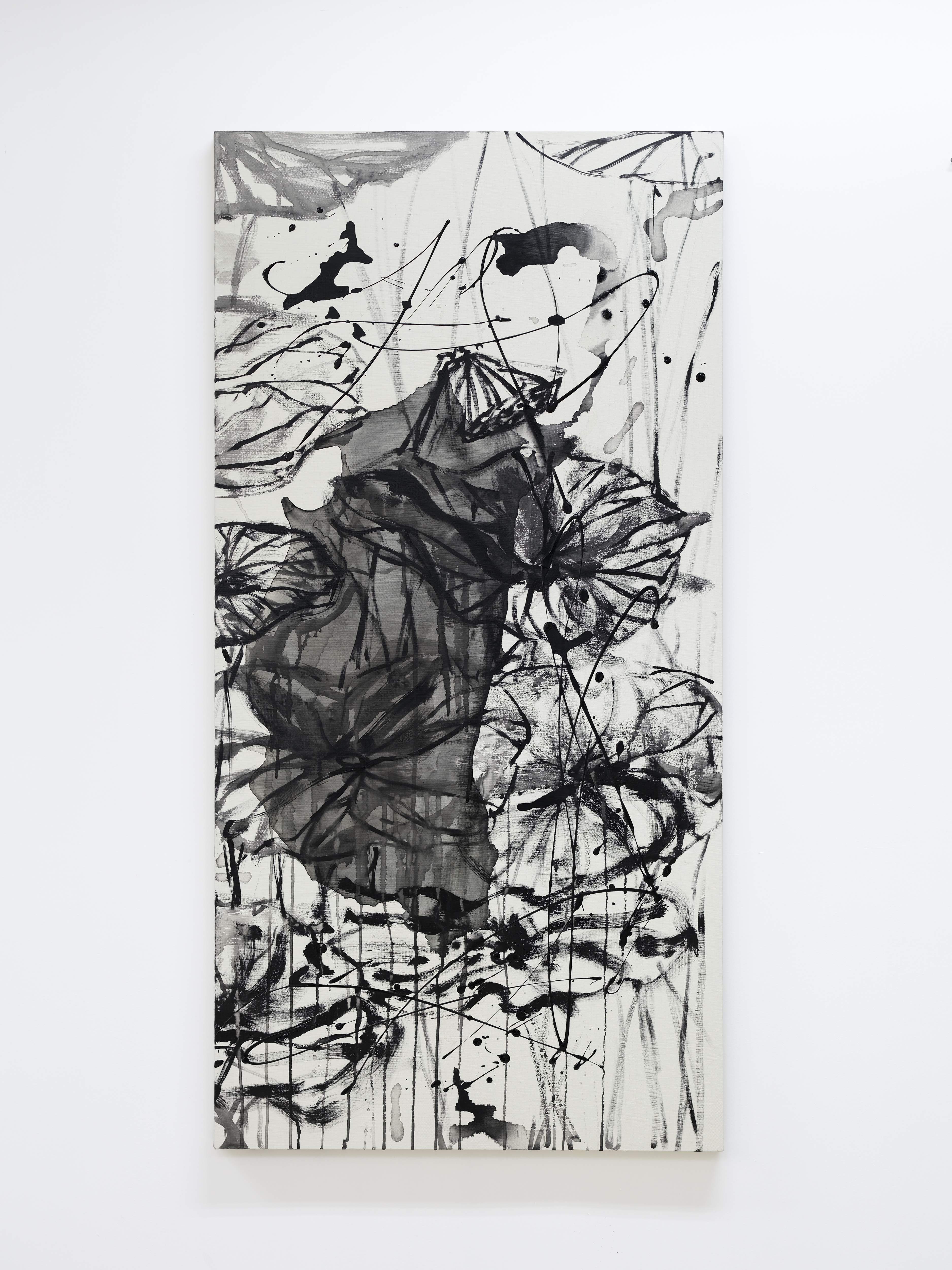 Jeana Zhenyu Zhang, Drifting and Flowing 1, 2026, acrylic on canvas