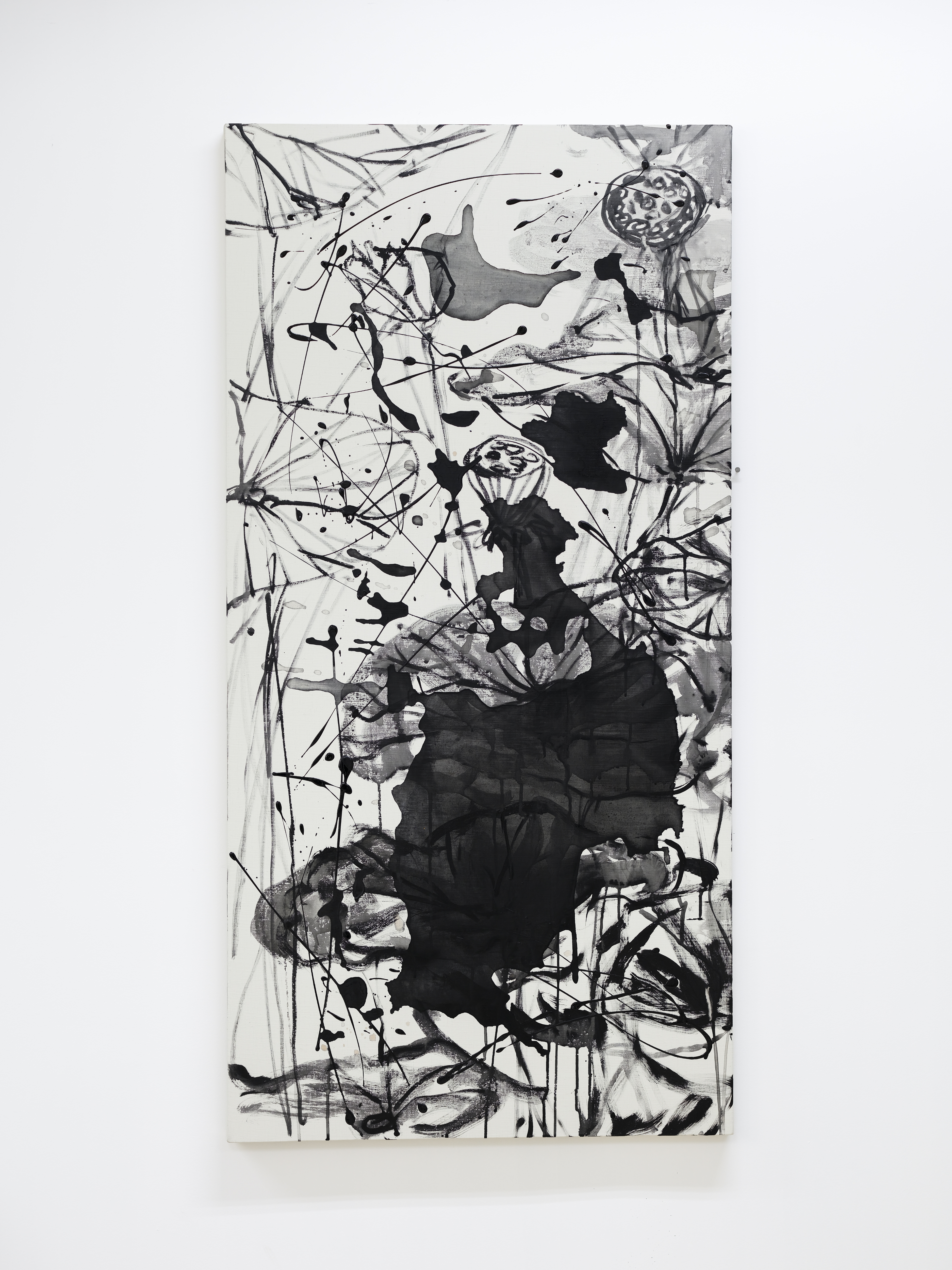 Jeana Zhenyu Zhang, Drifting and Flowing 2, 2026, acrylic on canvas