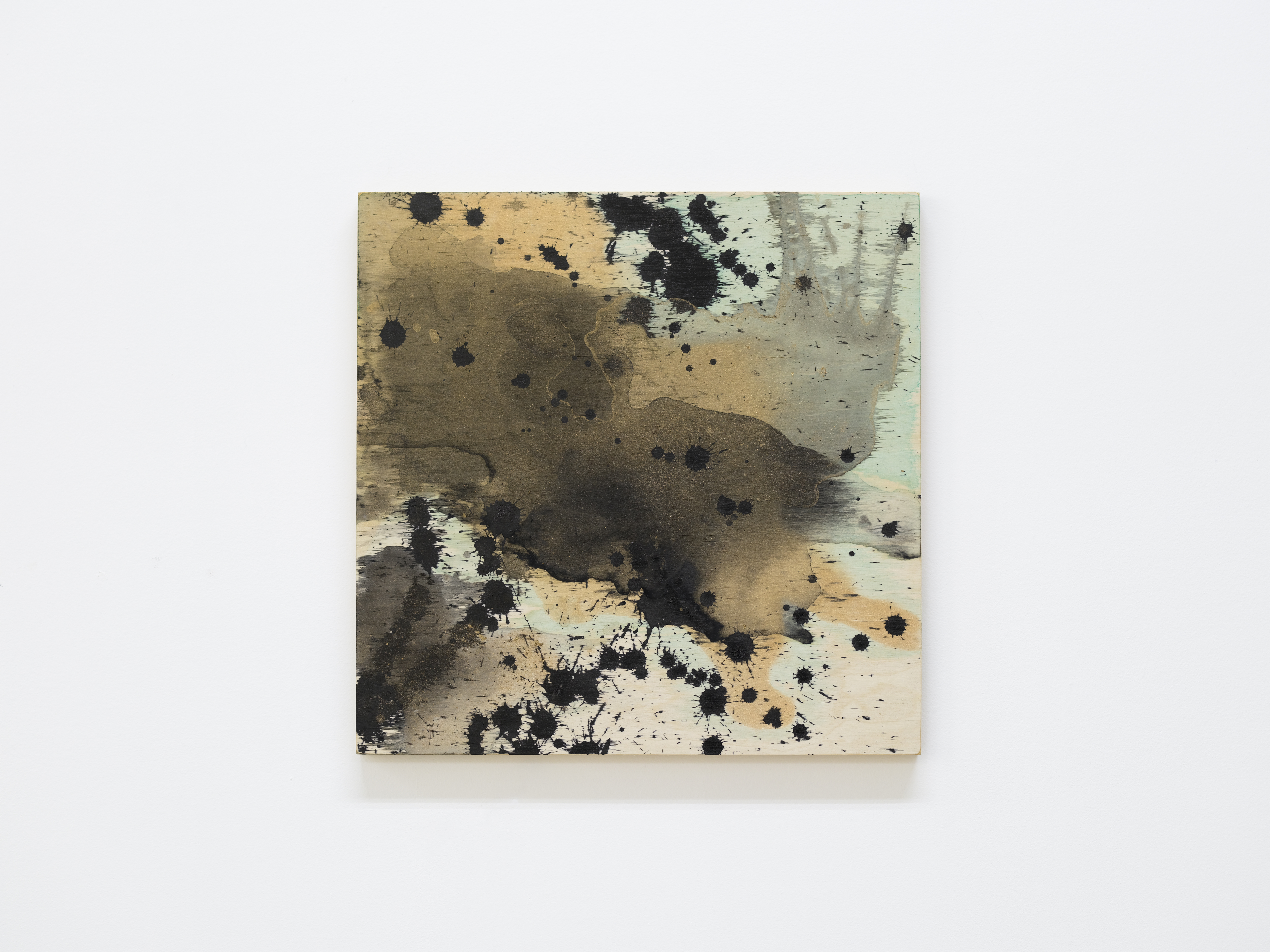 Jeana Zhenyu Zhang, Karmic Encounter 3, 2026, ink on wood