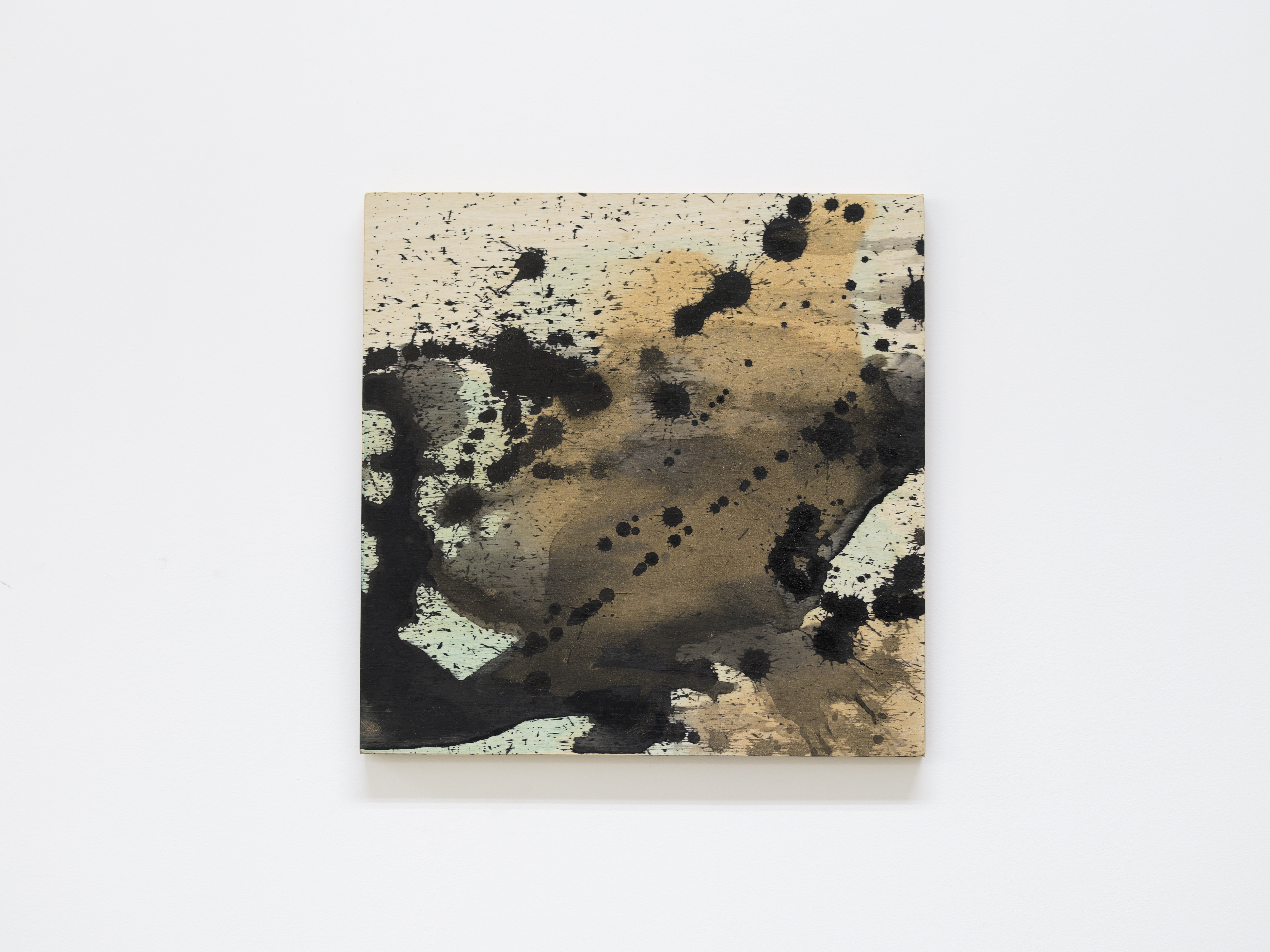 Jeana Zhenyu Zhang, Karmic Encounter 4, 2026, ink on wood