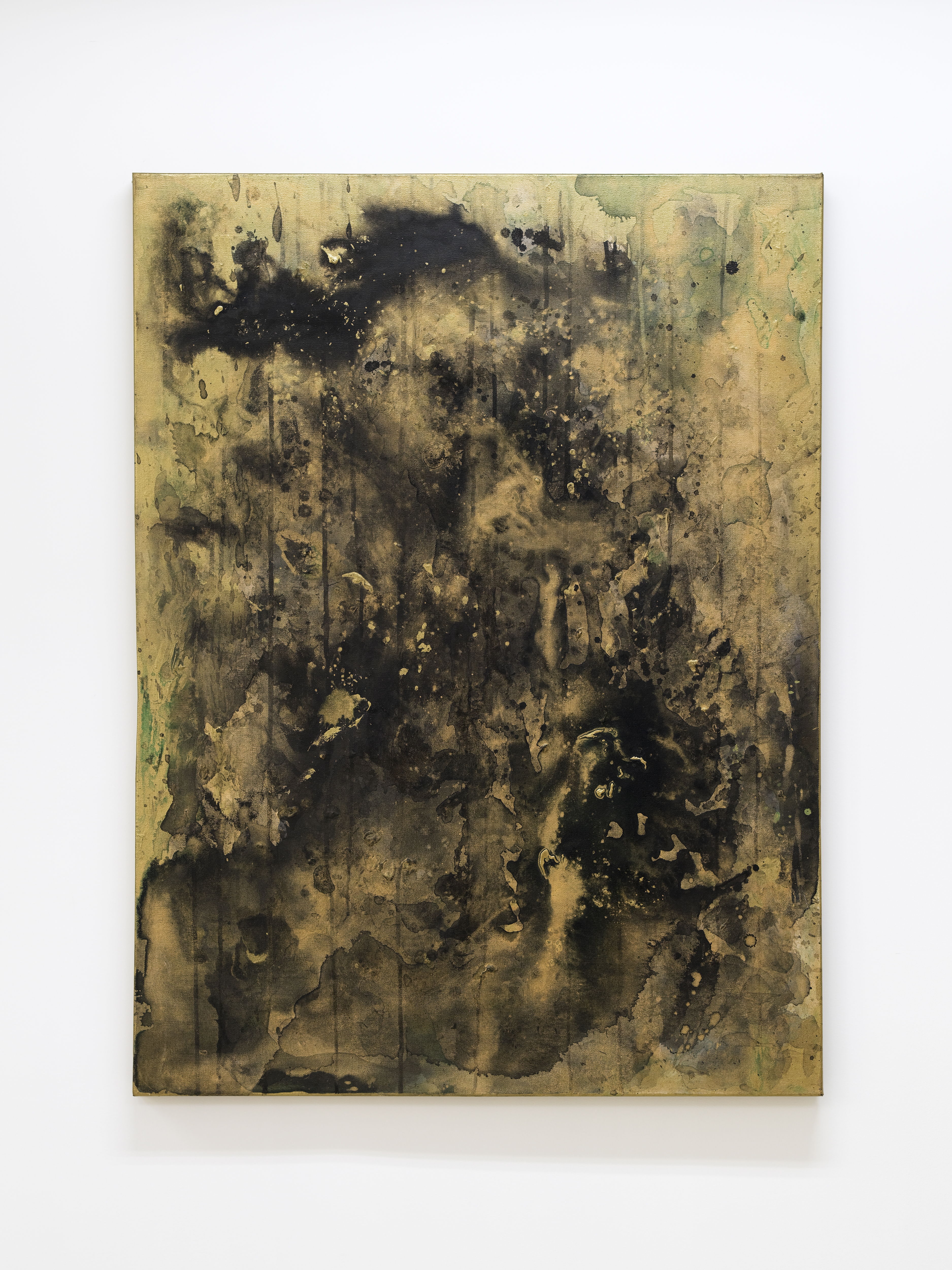 Jeana Zhenyu Zhang, Rockery 1, 2025, acrylic on canvas